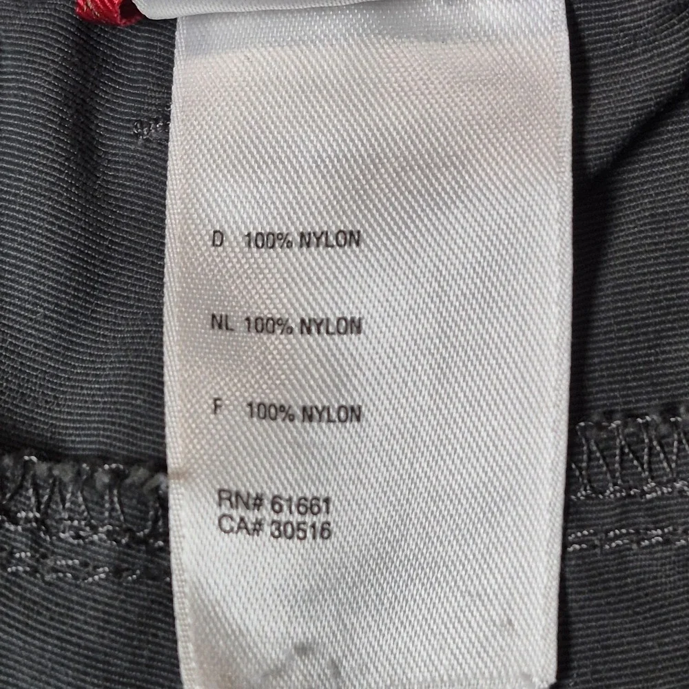 The North Face Men's L Convertible Cargo Hiking Pants Gray Zip Off Nylon Outdoor